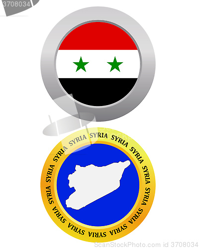 Image of button as a symbol SYRIA