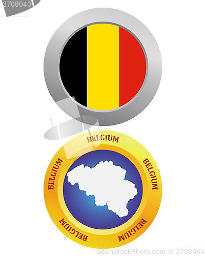 Image of button as the character Belgium