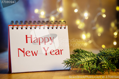 Image of ring binder Happy New Year