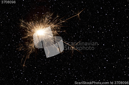 Image of Buring sparkler