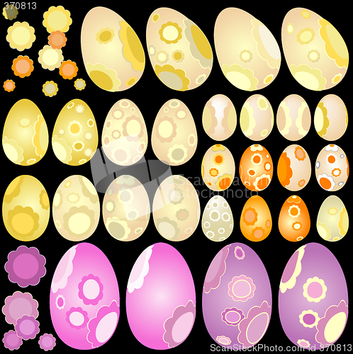 Image of easter eggs