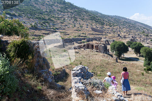 Image of Family in old city