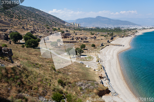 Image of View of old city Anemurium