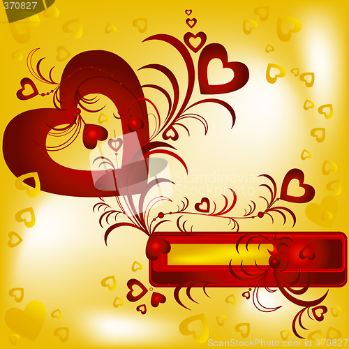 Image of hearts background