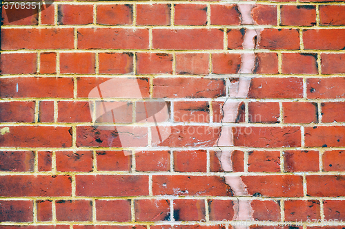 Image of in london   the    abstract    texture  wall and ruined 