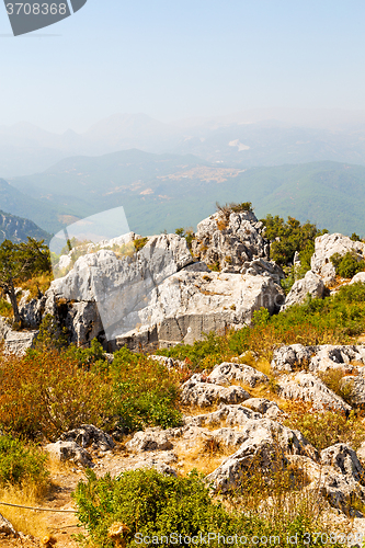 Image of  mountain    anatolia heritage ruins   from the  