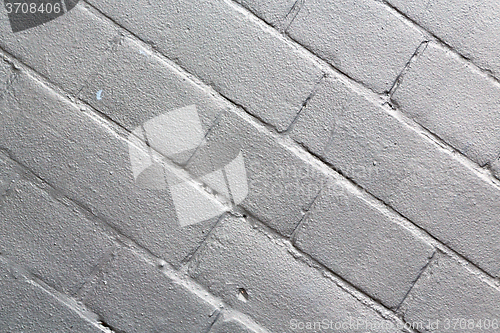 Image of in london abstract    texture of a ancien  ruined brick