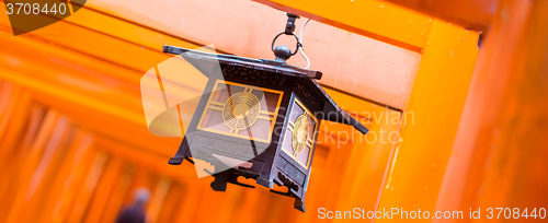 Image of Fushimi Inari Taisha Shrine in Kyoto, Japan.