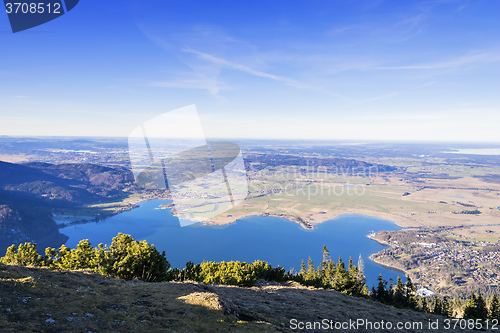 Image of View from Jochberg in Bavaria Alps