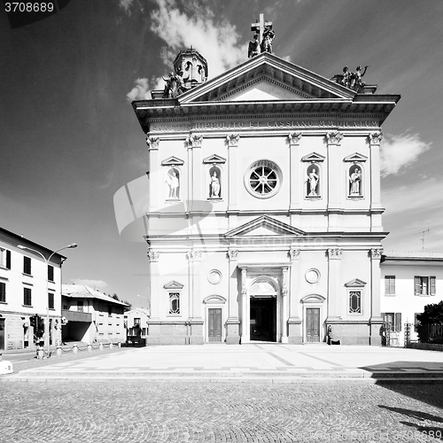 Image of monument old architecture in italy europe milan religion       a