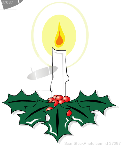 Image of Christmas Candle