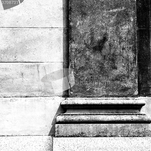 Image of abstract old column in the  country  of europe italy and marble 