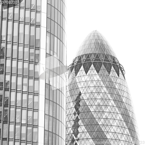 Image of new     building in london skyscraper      financial district an