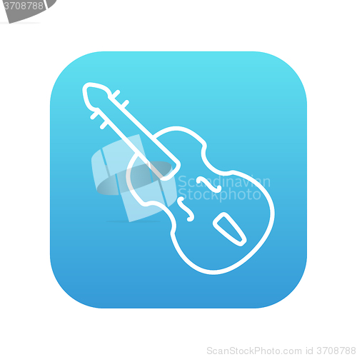 Image of Cello line icon.