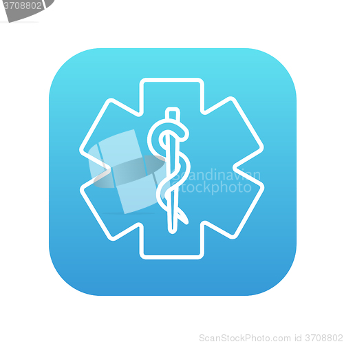 Image of Medical symbol line icon.