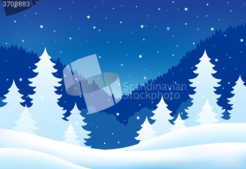 Image of Winter theme landscape 5