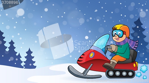 Image of Snowmobile theme image 3