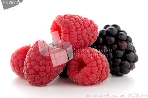 Image of Raspberry with blackberry 