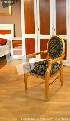 Image of Vintage gold chair