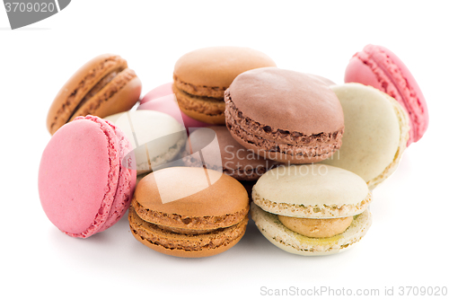 Image of Colorful French Macarons