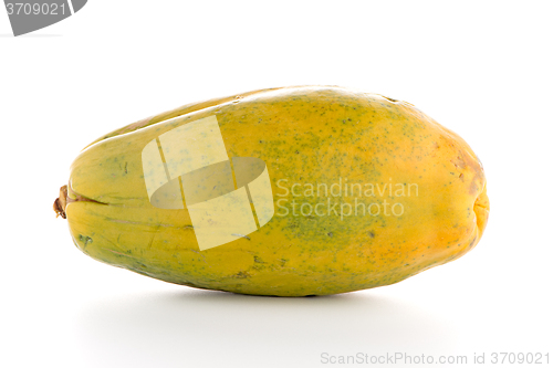 Image of Papaya fruit on white background