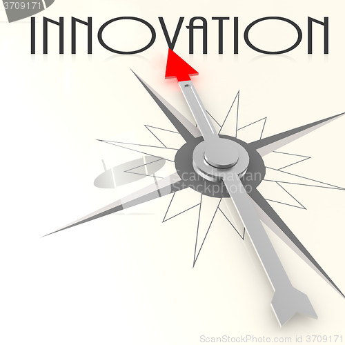 Image of Compass with innovation word