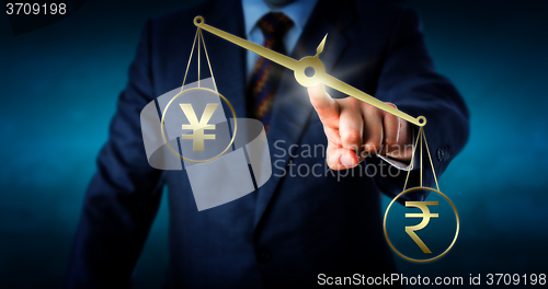 Image of Indian Rupee Outbalancing The Yen Or Yuan