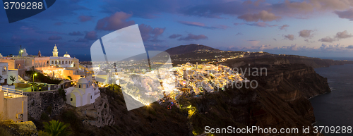 Image of Thira, Santorini, Greece.