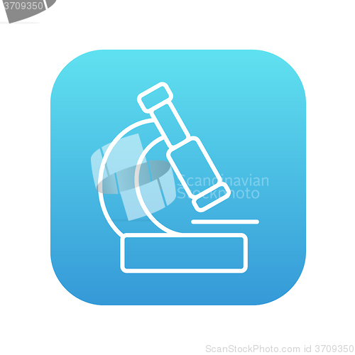 Image of Microscope line icon.