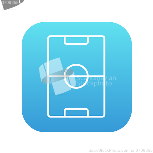 Image of Stadium layout line icon.