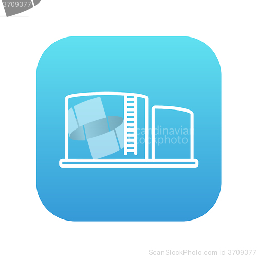 Image of Factory line icon.