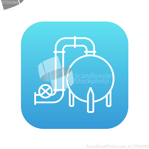 Image of Factory line icon.