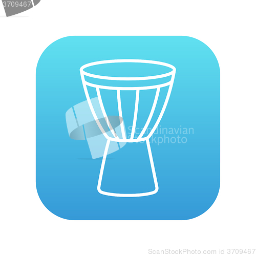 Image of Timpani line icon.