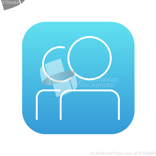 Image of People line icon.