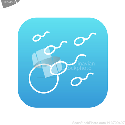 Image of Fertilization line icon.