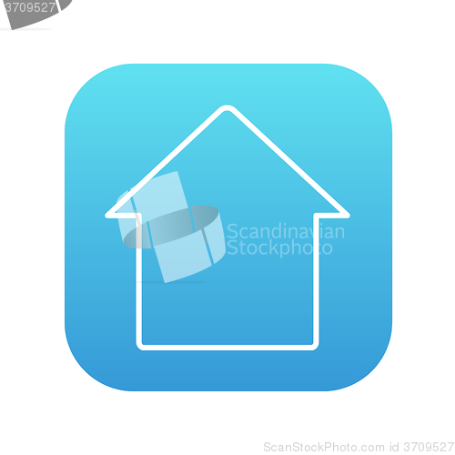 Image of House line icon.