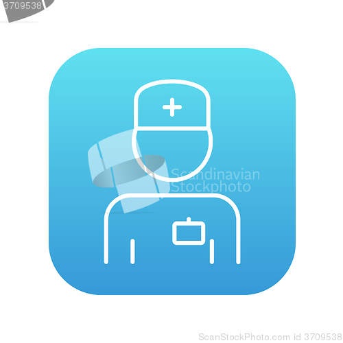 Image of Nurse line icon.