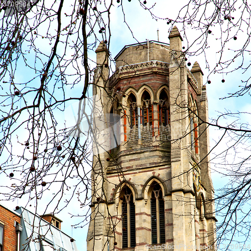 Image of in notting hill england europe old construction and    history