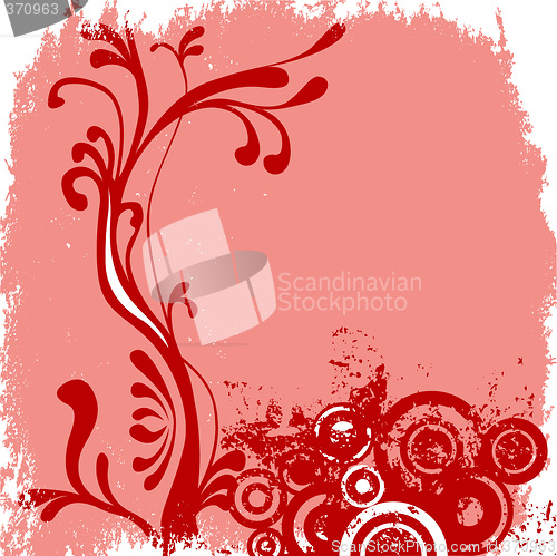 Image of decorative floral background