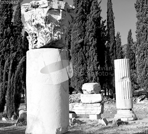 Image of and the roman temple history pamukkale    old construction in as