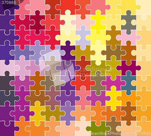 Image of jigsaw puzzle pattern