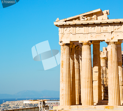 Image of statue acropolis athens   place  and  historical    in greece th