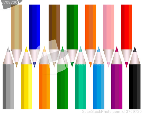 Image of a set of pencils