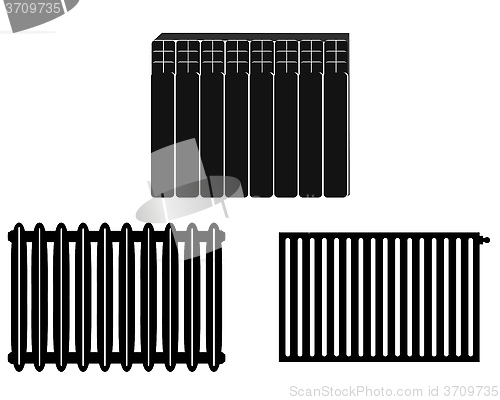 Image of batteries heating