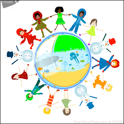 Image of children world