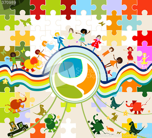 Image of children world