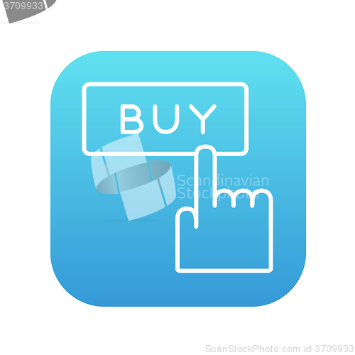 Image of Buy button line icon.