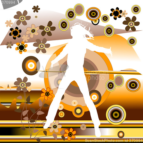 Image of jumping woman