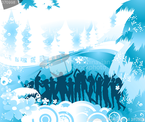 Image of Christmas composition