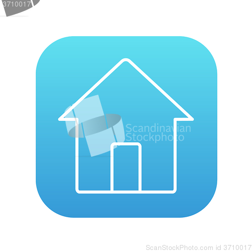 Image of House line icon.